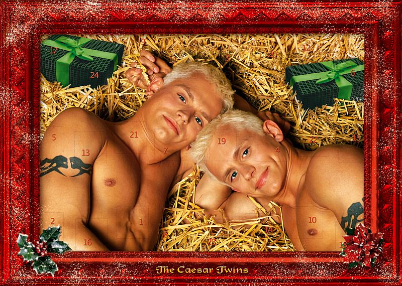 The Caesar Twins - Adventskalender gefllt mit feiner Schokolade
